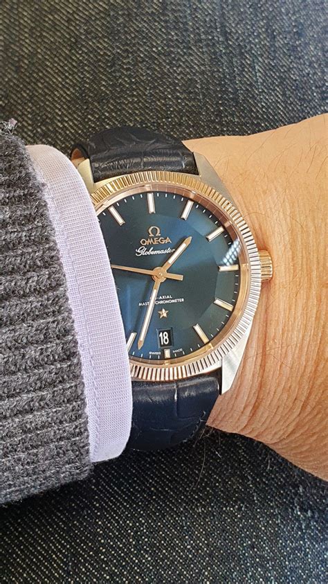 omega globemaster two tone|omega globemaster watches.